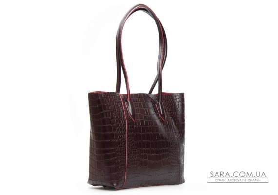 Сумка Шкіряна Жіноча Класична ALEX RAI 9349 bordo