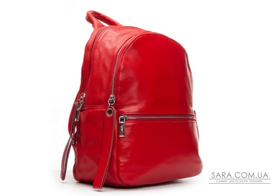 Сумка Женская Рюкзак кожа ALEX RAI 95517-9 red