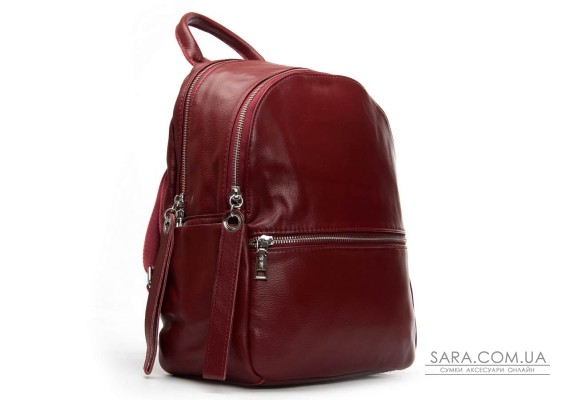 Сумка Женская Рюкзак кожа ALEX RAI 95517-9 bordo