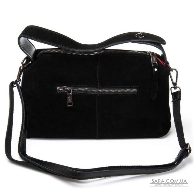 Сумка Жіноча Класична замш ALEX RAI 9148 black Сумка Жіноча Класична замш ALEX RAI 9148 black