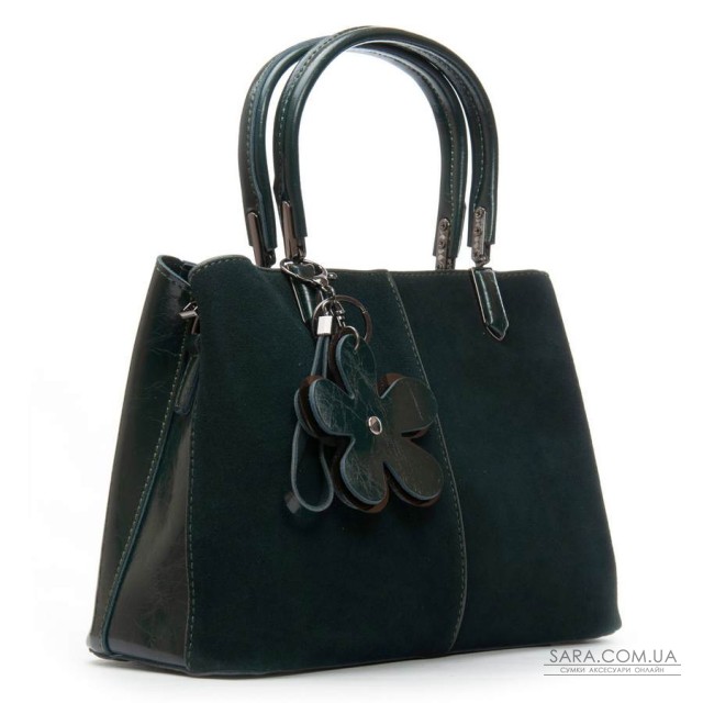 Сумка Жіноча Класична замша ALEX RAI 385 green Сумка Жіноча Класична замша ALEX RAI 385 green