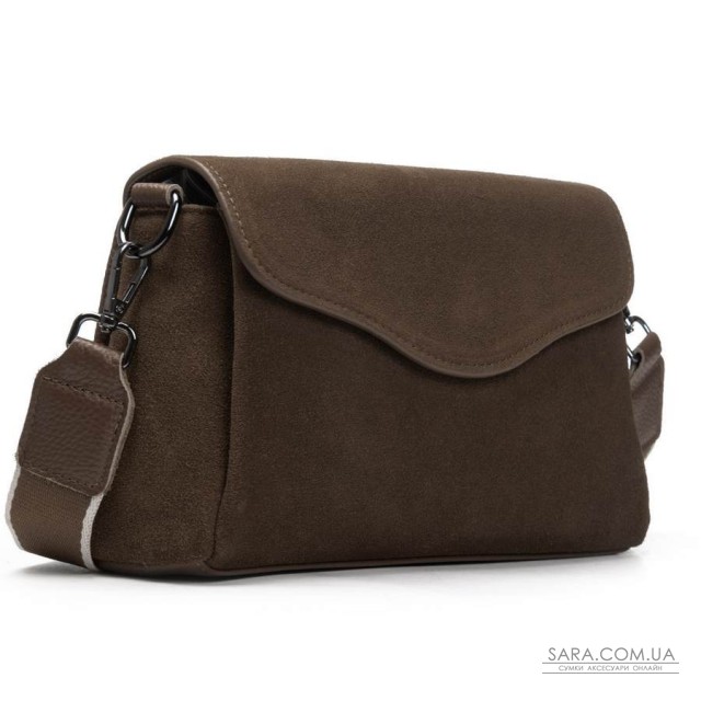 Сумка Жіноча Класична замш ALEX RAI 99118 khaki Сумка Жіноча Класична замш ALEX RAI 99118 khaki