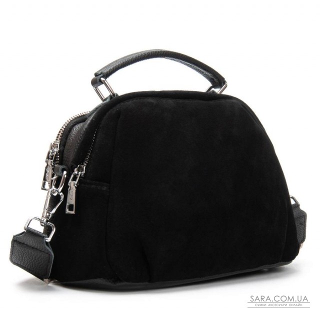 Сумка Жіноча Класична замш ALEX RAI 99125 black Сумка Жіноча Класична замш ALEX RAI 99125 black