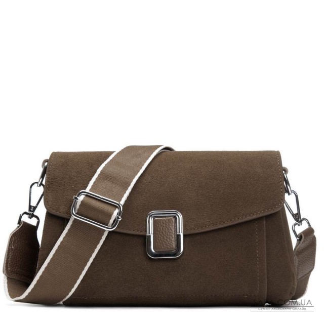 Сумка Жіноча Класична замш ALEX RAI 93055 khaki Сумка Жіноча Класична замш ALEX RAI 93055 khaki