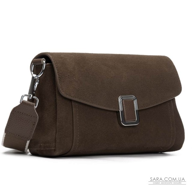 Сумка Жіноча Класична замш ALEX RAI 93055 khaki Сумка Жіноча Класична замш ALEX RAI 93055 khaki