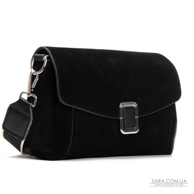Сумка Жіноча Класична замш ALEX RAI 93055 black Сумка Жіноча Класична замш ALEX RAI 93055 black