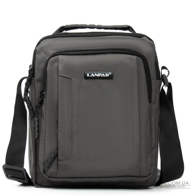 Сумка Мужская Планшет нейлон Lanpad 25019 gray Сумка Мужская Планшет нейлон Lanpad 25019 gray