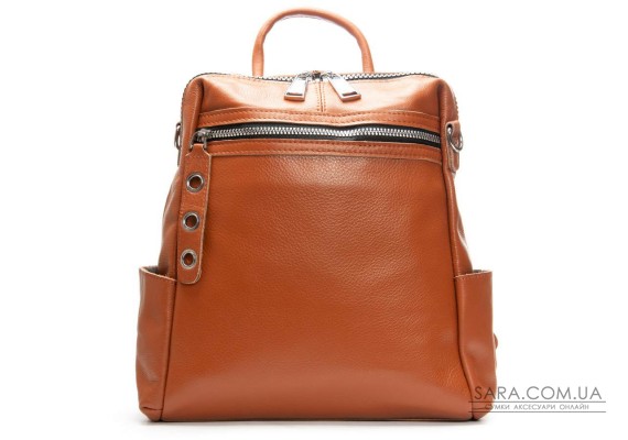 Сумка Женская Рюкзак кожа ALEX RAI 8781-9 camel
