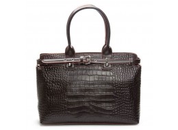 Сумка Шкіряна Жіноча Класична ALEX RAI 00108 brown