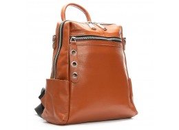 Сумка Шкіряна Жіноча Рюкзак ALEX RAI 8781-9 camel