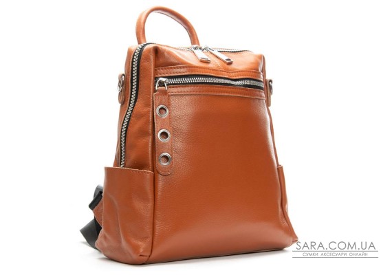 Сумка Женская Рюкзак кожа ALEX RAI 8781-9 camel