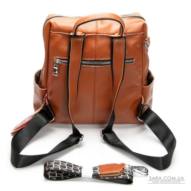 Сумка Женская Рюкзак кожа ALEX RAI 8781-9 camel Сумка Женская Рюкзак кожа ALEX RAI 8781-9 camel