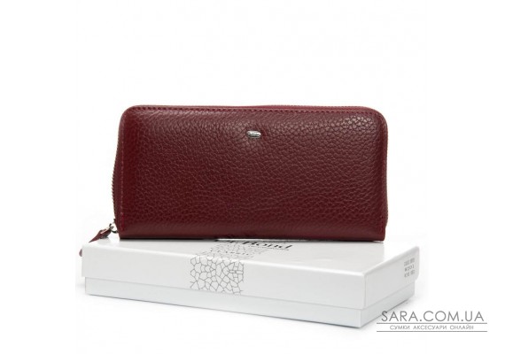 Гаманець Шкіряний Жіночий Classic DR. BOND W201 wine red
