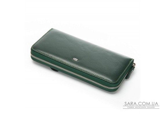 Гаманець Шкіряний Жіночий Classic DR. BOND W201 green