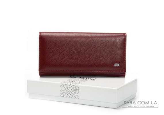 Гаманець Шкіряний Жіночий Classic DR. BOND W46-2 wine red
