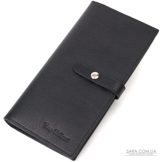 Женский тонкий кошелек из натуральной кожи Tony Bellucci 22036 Черный Женский тонкий кошелек из натуральной кожи Tony Bellucci 22036 Черный