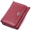 Женский кошелек горизонтального типа из натуральной кожи ST Leather 19479 Бордовый