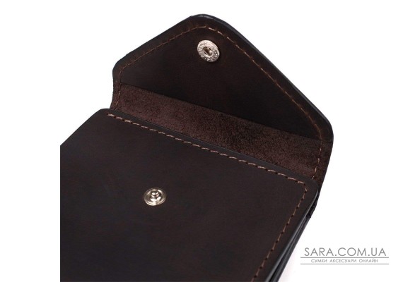 Кошелек для мужчин из матовой натуральной кожи GRANDE PELLE 16810 Коричневый