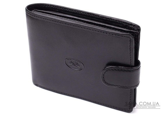 Бумажник мужской из гладкой натуральной кожи Tony Perotti 20853_1 (396A-Q nero) Черный