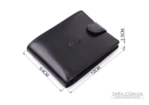 Бумажник мужской из гладкой натуральной кожи Tony Perotti 20853_1 (396A-Q nero) Черный