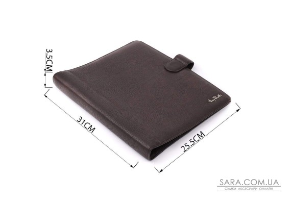 Органайзер из зернистой натуральной кожи Tony Perotti 20839_1 (2283 moro) Коричневый