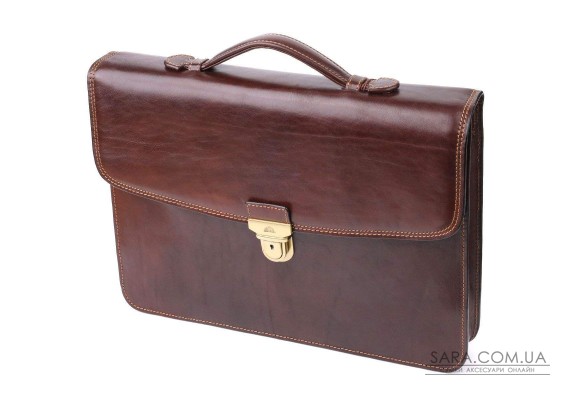 Чоловічий портфель з натуральної шкіри Tony Perotti 20896_1 (8091 moro) Коричневий