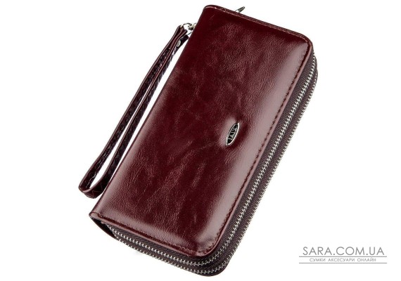 Кошелек женский из экокожи KIVI 19049 Коричневый