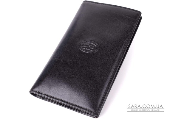 Бумажник для мужчин из глянцевой натуральной кожи Tony Perotti 20889_1 (1438 nero) Черный