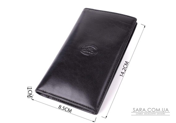 Бумажник для мужчин из глянцевой натуральной кожи Tony Perotti 20889_1 (1438 nero) Черный