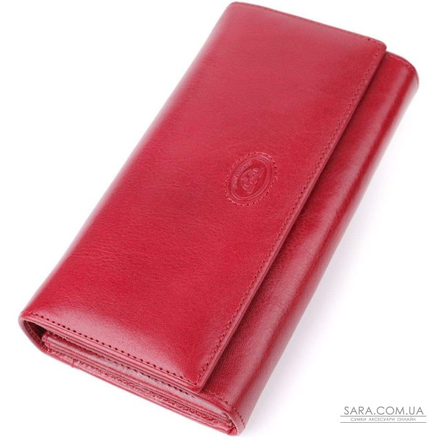 Вместительный женский кошелек из глянцевой натуральной кожи Tony Perotti 20893_1 (1911 rosso) Красный Вместительный женский кошелек из глянцевой натуральной кожи Tony Perotti 20893_1 (1911 rosso) Красный