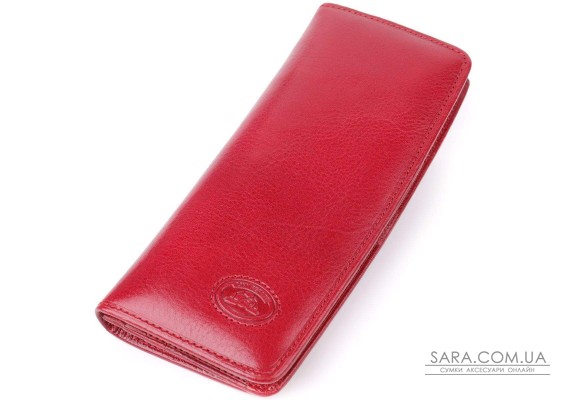 Стильный женский бумажник из глянцевой натуральной кожи Tony Perotti 20895_1 (2701Z rosso) Красный