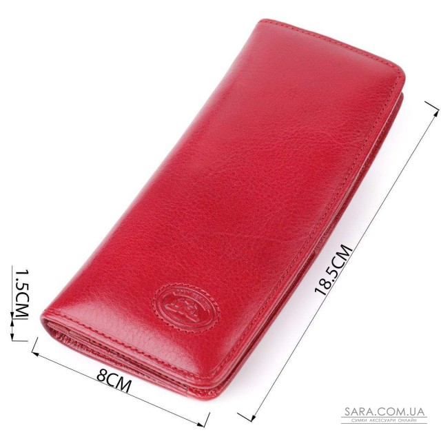 Стильный женский бумажник из глянцевой натуральной кожи Tony Perotti 20895_1 (2701Z rosso) Красный Стильный женский бумажник из глянцевой натуральной кожи Tony Perotti 20895_1 (2701Z rosso) Красный