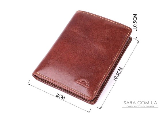 Бумажник для мужчин из глянцевой натуральной кожи Tony Perotti 20897_1 (3549 moro) Коричневый