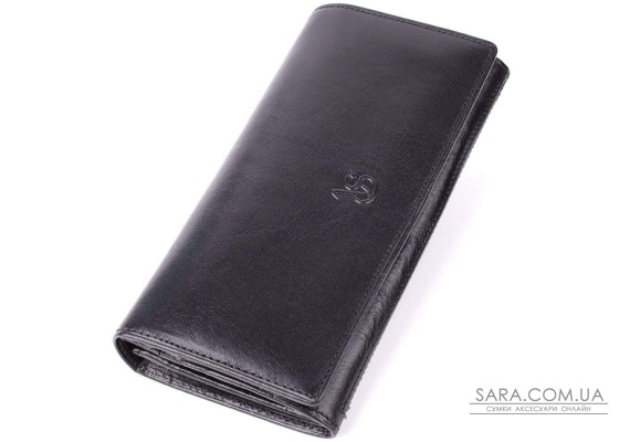 Женский вместительный кошелек из натуральной кожи Tony Perotti 20905_1 (3630 nero) Черный