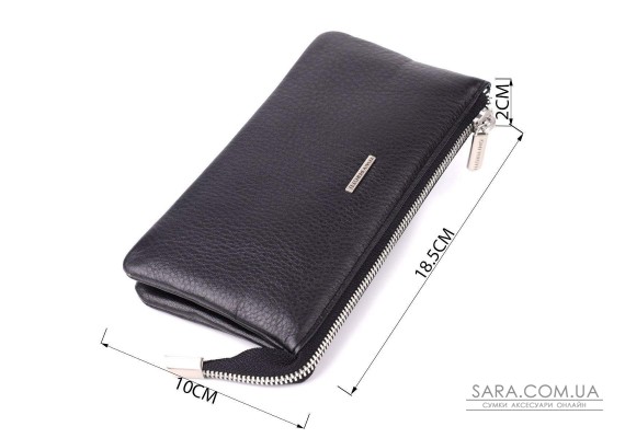 Оригинальный женский кошелек из натуральной кожи Tony Perotti 20903_1 (2651 nero) Черный