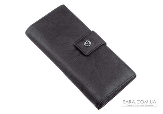 Женский кошелек с монетницей на молнии Boston 18849 Черный