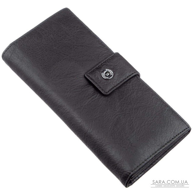 Женский кошелек с монетницей на молнии Boston 18849 Черный Женский кошелек с монетницей на молнии Boston 18849 Черный