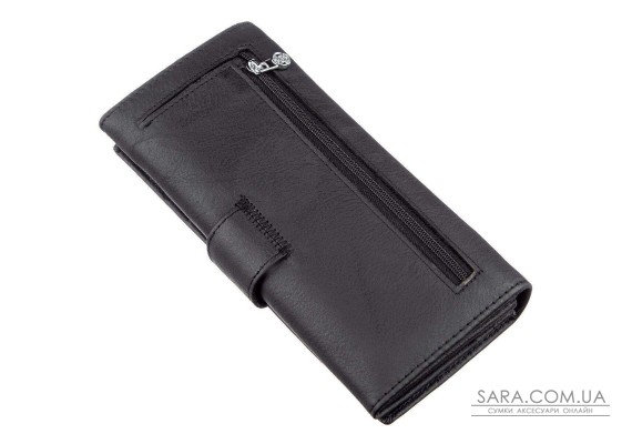 Женский кошелек с монетницей на молнии Boston 18849 Черный