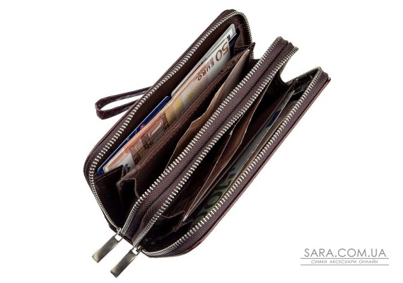 Кошелек женский из экокожи KIVI 19049 Коричневый
