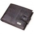Мужской кошелек из натуральной фактурной кожи CANPELLINI 21512 Коричневый