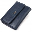 Практичный кошелек для женщин из натуральной кожи флотар CANPELLINI 21593 Синий