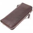 Практичный кошелек для женщин из натуральной зернистой кожи CANPELLINI 21617 Коричневый