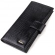 Тонкий кошелек для мужчин из натуральной кожи с тиснением CANPELLINI 21913 Черный