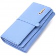 Красивий жіночий гаманець з великою кількістю відділень із натуральної шкіри Tony Bellucci 21962 Блакитний
