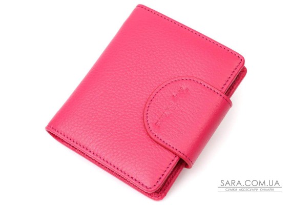 Кольоровий жіночий гаманець з натуральної шкіри Tony Bellucci 22063 Фуксія