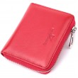 Симпатичний жіночий гаманець із натуральної шкіри ST Leather 22448 Червоний