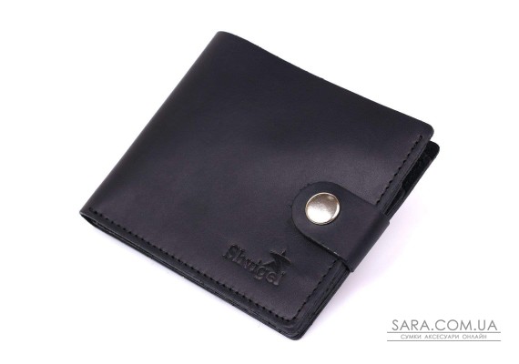 Кожаный мужской бумажник Shvigel 16432 Черный