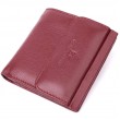 Невеликий жіночий гаманець з монетницею з натуральної шкіри ST Leather 22544 Бордовий