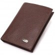Мужской современный кошелек вертикального формата из натуральной кожи CANPELLINI 21756 Коричневый