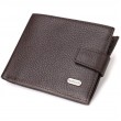 Вместительный мужской кошелек из натуральной кожи флотар CANPELLINI 21944 Коричневый